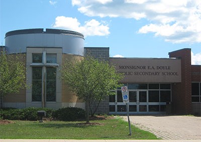St. Agnes Elementary , Monsignor Doyle Secondary,  Canadian Martyrs Elementary – Catholic Schools